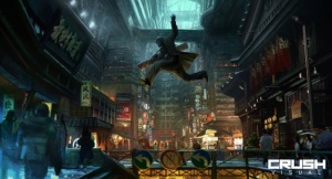 Parkour cyberpunk sport