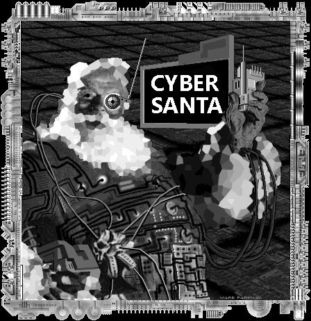 Cyberpunk Santa