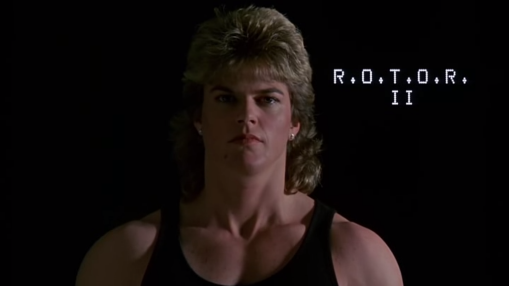 Steele as R.O.T.O.R. II