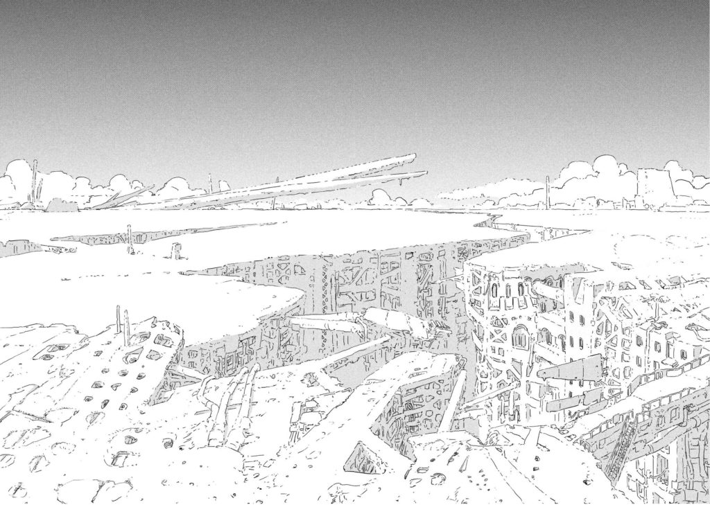 The Town of the Constuctors in classic Tsutomu Nihei style.
