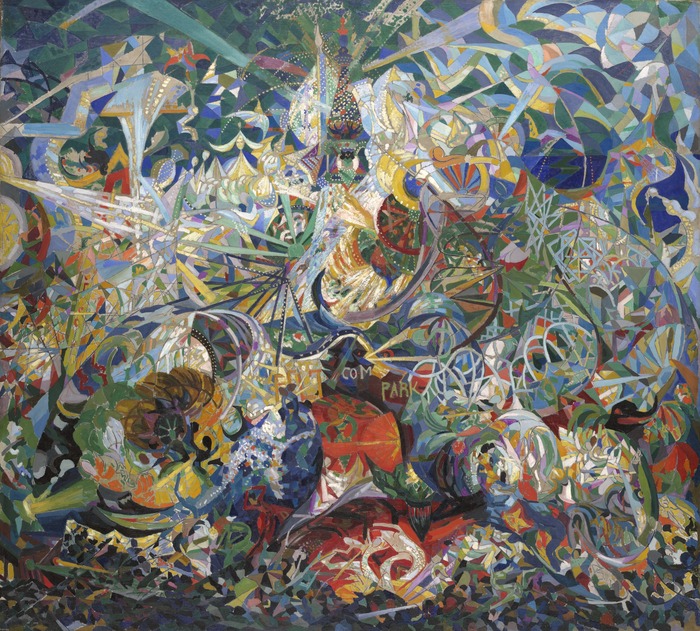 "Battle of Lights, Coney Island", by Joseph Stella