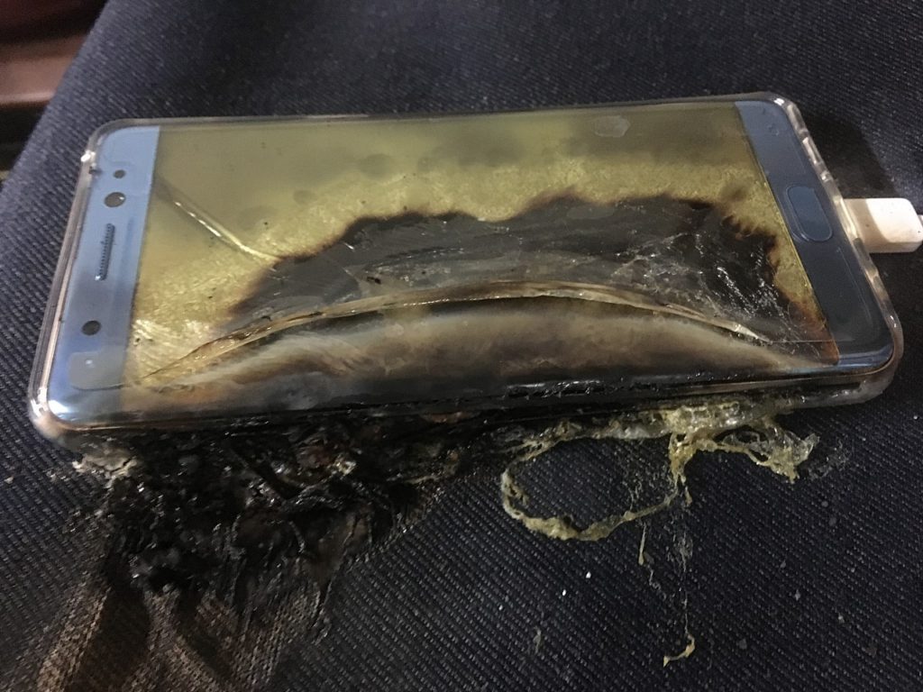 Exploding Samsung