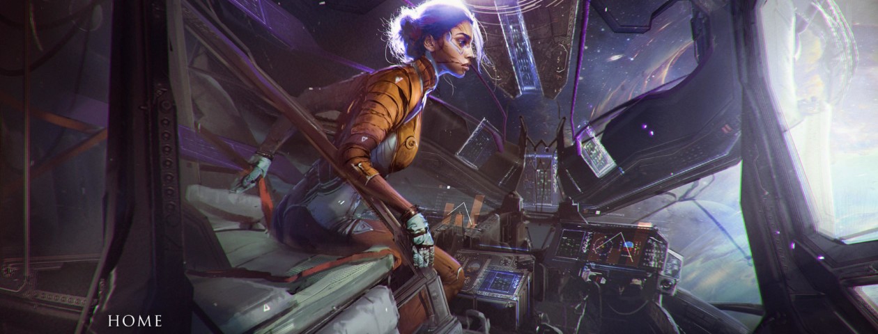 Red Iris, from Landing - The Illustrated Story (artist: Magdalena Radjiej - used with Astral Tales permission)