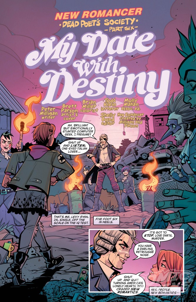 New Romancer - Lexy confronting Casanova in the sixth and final issue (DC Comics - Vertigo)